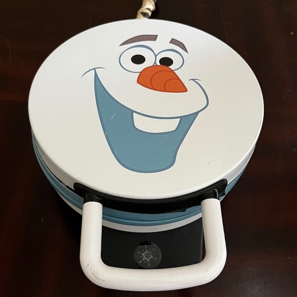 Waffle Maker Olaf Disney Movie Frozen Snowman Tested Working DFR-15 - Picture 1 of 4
